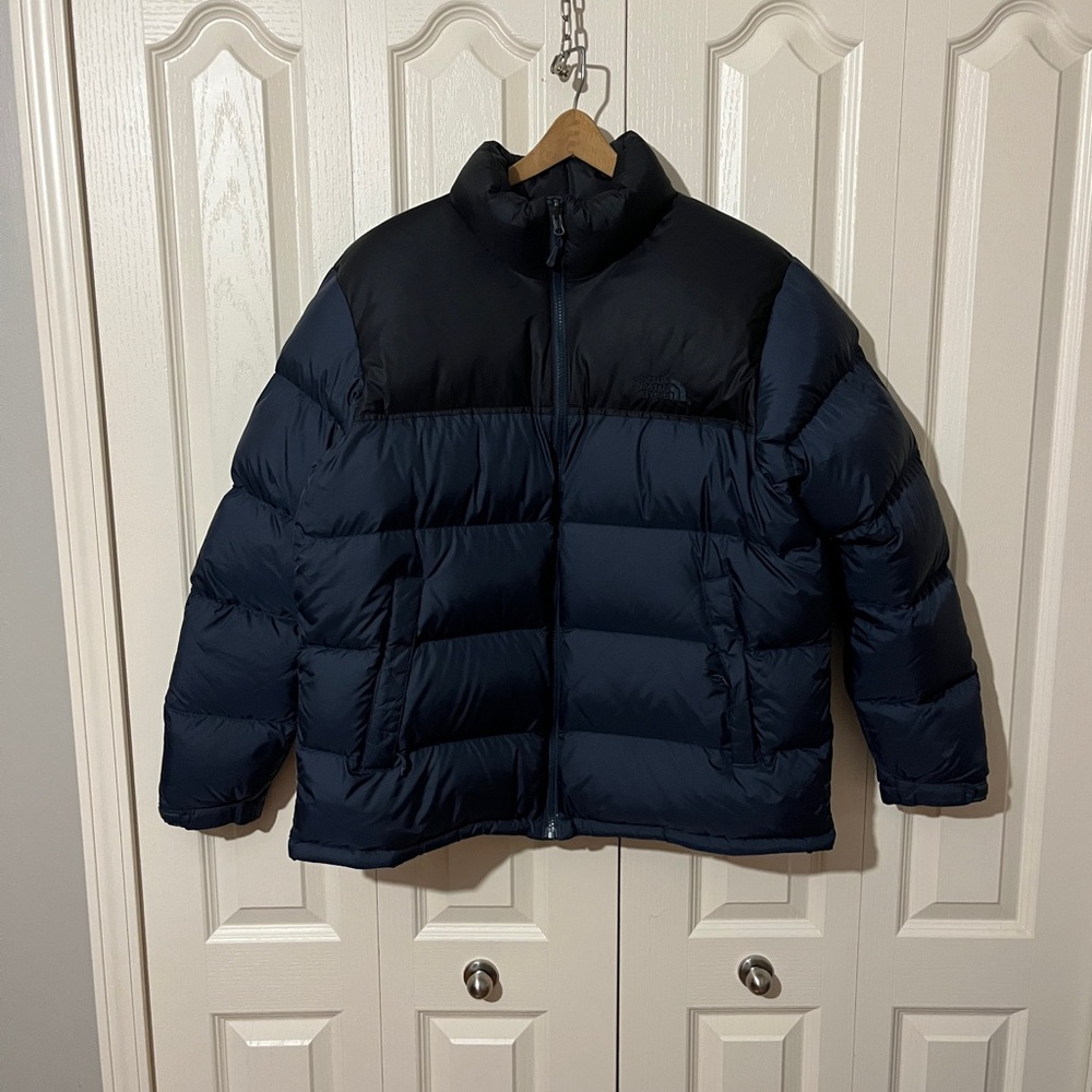 Men’s The North Face Nuptse 700 Fill Puffer Jacket Blue Sz. XL